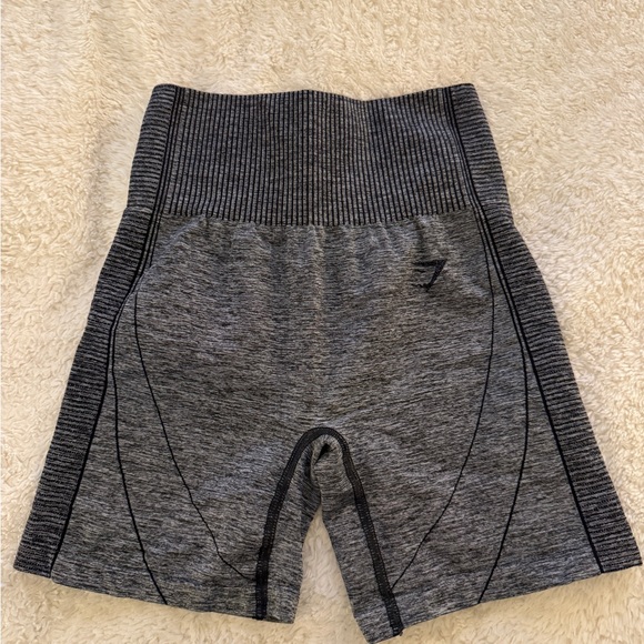 Gymshark Hyper Amplify Shorts - Black Marl/Black - Picture 2 of 3